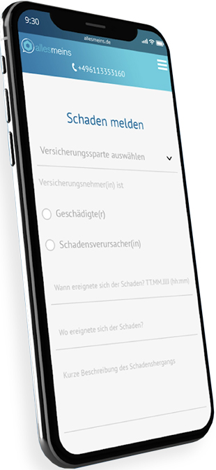 Versicherung Schaden melden